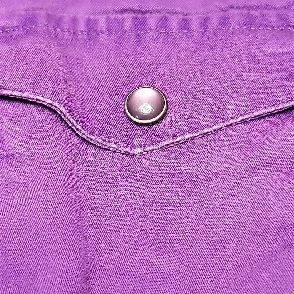 Purple Button-Up Shirt - Picture 4 of 8